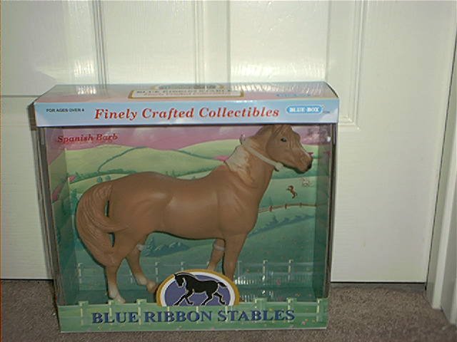 BLUE RIBBON STABLES SPANISH BARB COLLECTIBLE HORSE BRAND NEW