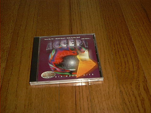 ACCEPT BALLS TO THE WALL SIX GREAT HITS CD BRAND NEW OUT OF PRINT