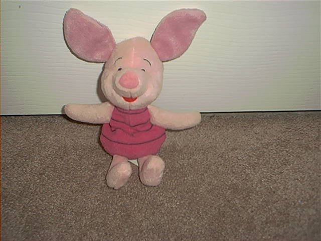 DISNEY WINNIE THE POOH PIGLET PLUSH BEANIE EXCELLENT CONDITION