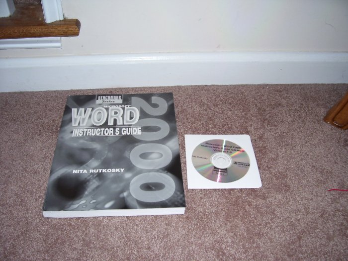 MICROSOFT WINDOWS 2000 INSTRUCTOR'S GUIDE BOOK w/CD-ROM LIKE NEW!