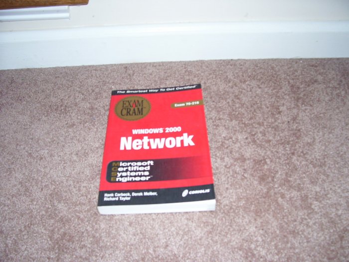EXAM CRAM WINDOWS 2000 NETWORK BOOK EXAM 70-216 NEW!