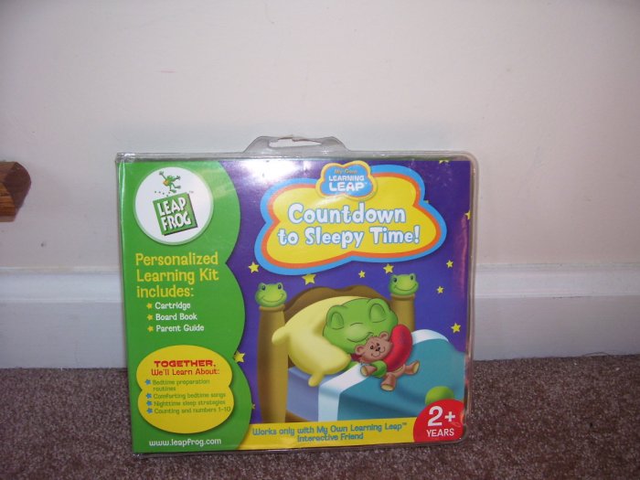Leap Frog MY OWN LEARNING LEAP * COUNTDOWN TO SLEEPY TIME * CARTRIDGE SET NEW!