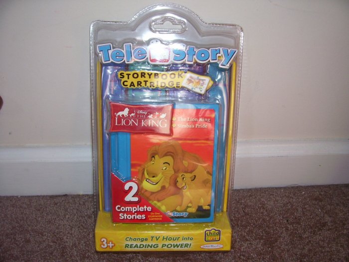TELE STORY Disney THE LION KING STORYBOOK CARTRIDGE NEW! 2 STORIES!