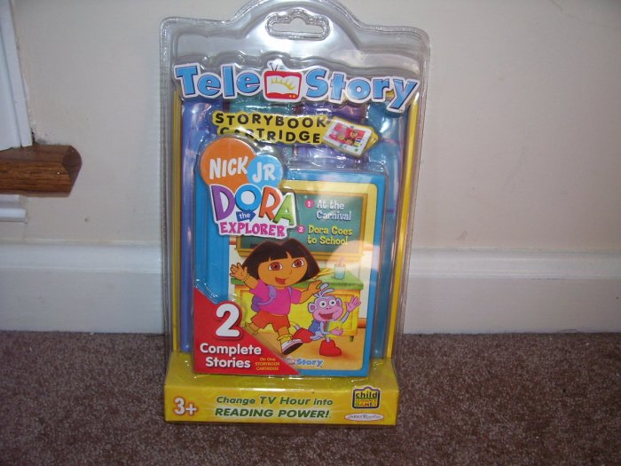 TELE STORY * DORA THE EXPLORER * STORYBOOK CARTRIDGE NEW! 2 STORIES
