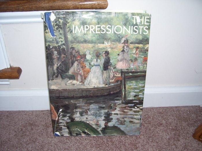 THE IMPRESSIONISTS * ART BOOK * HARDCOVER w/DUSTJACKET 1986 HTF Pierre Courthion