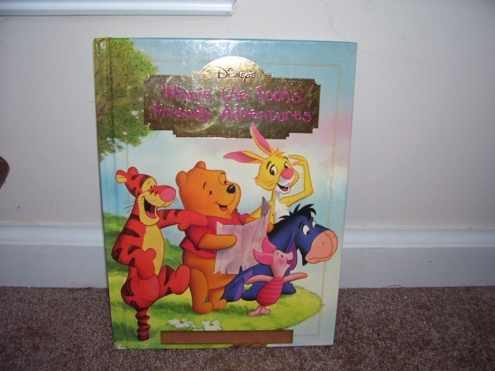 DISNEY WINNIE THE POOH'S FRIENDLY ADVENTURES Book EXC! 1999