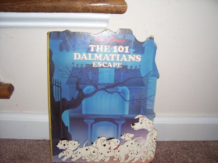 DISNEY THE 101 DALMATIONS ESCAPE BOARD BOOK ~EXCELLENT CONDITION!~ 1988
