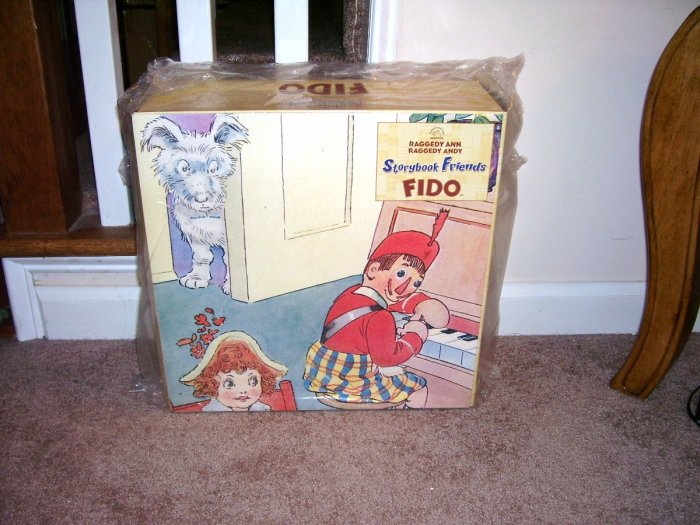 RAGGEDY ANN & FIDO DOLL SET NEW IN BOX! LE#1908/2000 By Applause & Ashton Drake Galleries