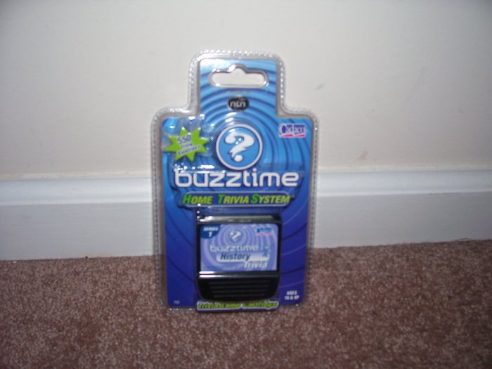 Buzztime HISTORY Trivia Game Cartridge NEW! 550 Questions