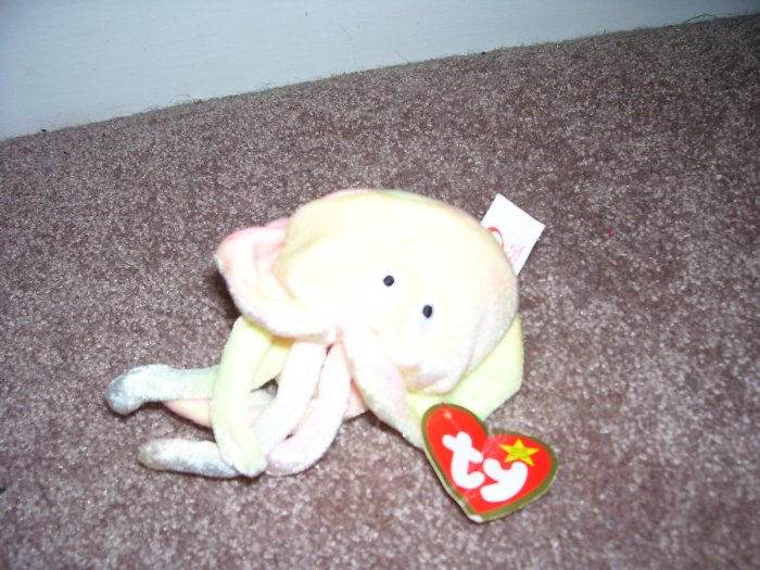 TY TEENIE Beanie Baby GOOCHY The Jellyfish EXCELLENT CONDITION with Tag! 1999