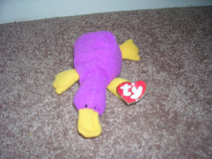 TY TEENIE Beanie Baby PATTI THE PLATYPUS ~ With Tag From 1993 RETIRED