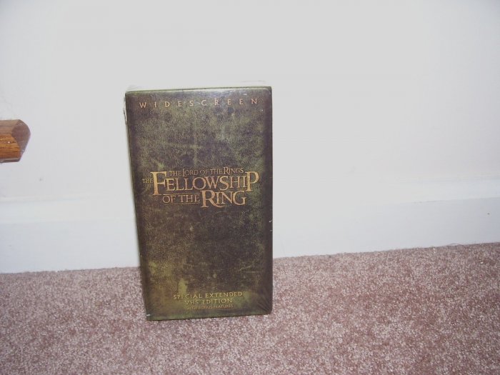 THE LORD OF THE RINGS * WIDESCREEN * THE FELLOWSHIP OF THE RING VHS SPECIAL EXTENDED EDITION NEW!