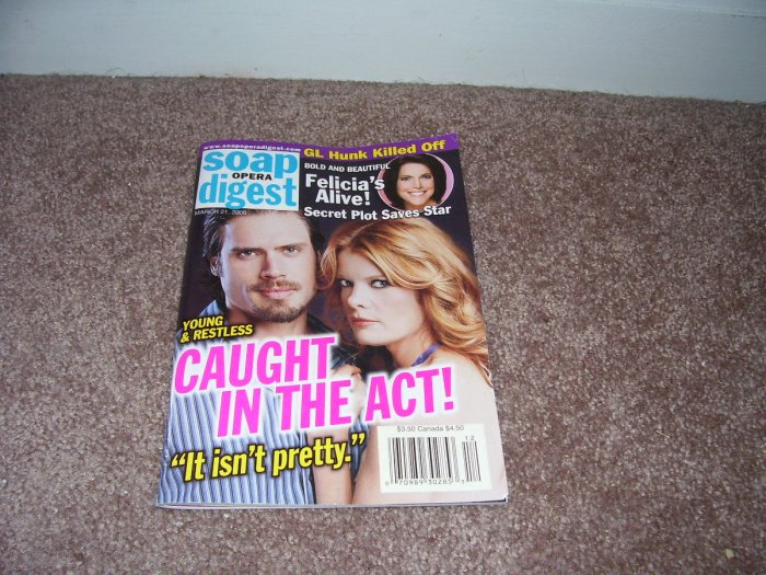 SOAP OPERA DIGEST Magazine MARCH 21, 2006 ISSUE EXC COND!