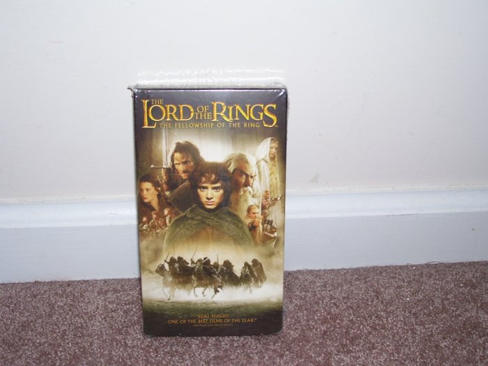The Lord of the Rings THE FELLOWSHIP OF THE RING VHS VIDEO NEW!