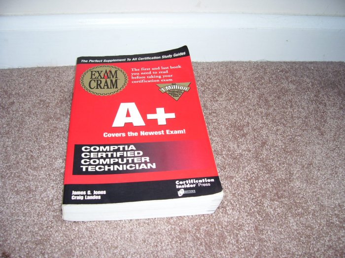 EXAM CRAM A+ CCCT Book From 1998 Paperback