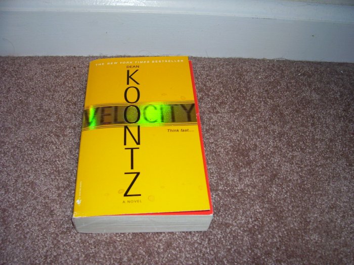 Dean Koontz VELOCITY Thriller Book Paperback 2005