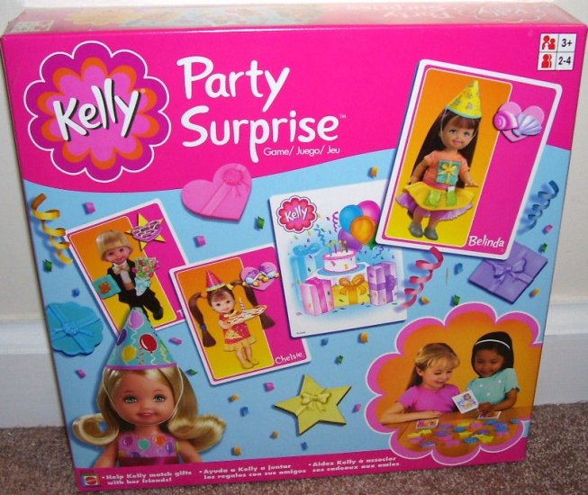 KELLY PARTY SURPRISE GAME NEW! 2002 * HELP KELLY MATCH GIFTS TO FRIENDS!