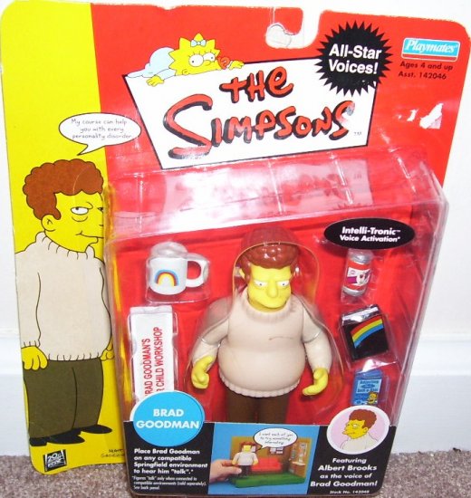 THE SIMPSONS * BRAD GOODMAN INTERACTIVE FIGURE * NEW! 2001