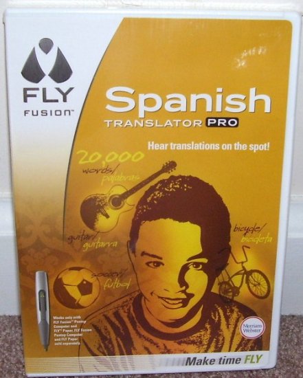 Leap Frog FLY FUSION * SPANISH TRANSLATOR PRO * SOFTWARE * NEW! *