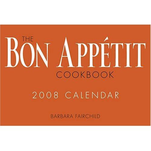 THE BON APPETIT COOKBOOK 2008 BOXED CALENDAR NEW!
