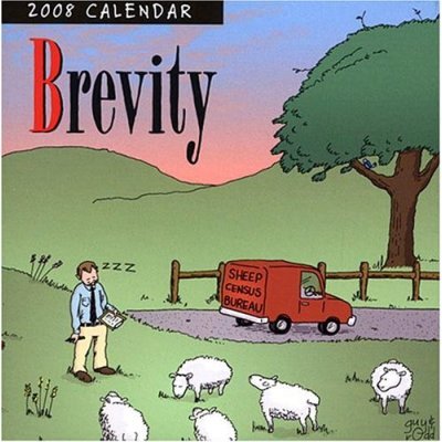 BREVITY * 2008 BOXED DESK COLLECTOR CALENDAR * NEW!