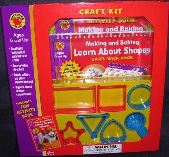 Making and Baking LEARN ABOUT SHAPES KIDS CRAFT KIT * NEW *