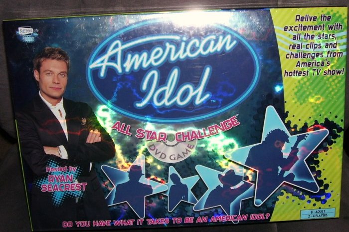 AMERICAN IDOL * ALL STAR CHALLENGE * DVD BOARD GAME * BRAND NEW! *