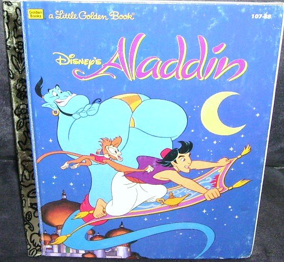 Disney's ALADDIN * LITTLE GOLDEN BOOK * EXC COND! 1992