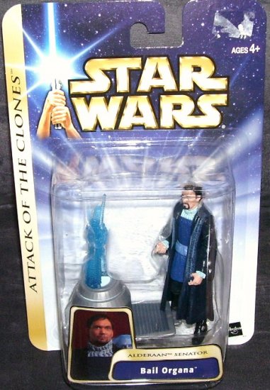 Star Wars ATTACK OF THE CLONES * BAIL ORGANA ALDERAAN SENATOR * ACTION FIGURE NEW!