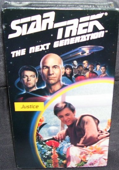 STAR TREK THE NEXT GENERATION * JUSTICE * VHS VIDEO NEW! SEALED!