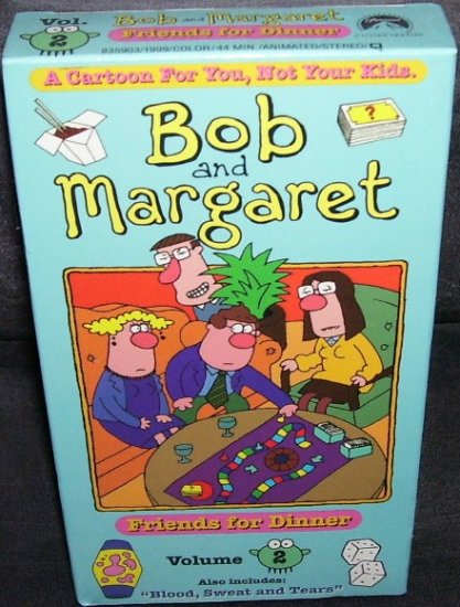 BOB AND MARGARET * FRIENDS FOR DINNER * VOLUME 2 VHS NEW!