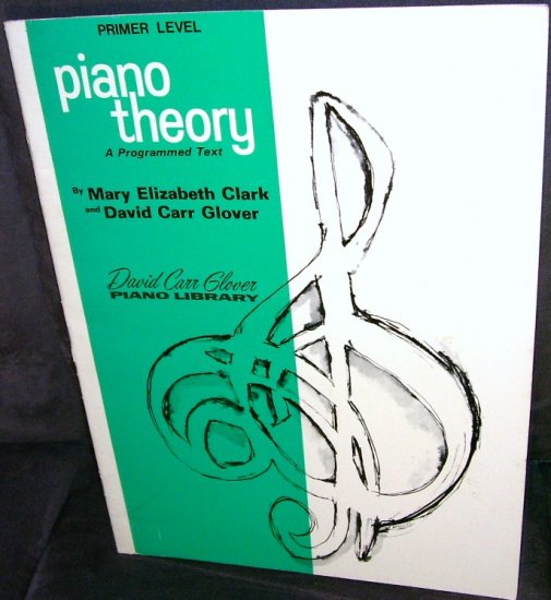 PIANO THEORY A PROGRAMMED TEXT * PRIMER LEVEL * WORK BOOK * GOOD CONDITION!
