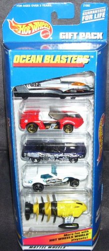 HOT WHEELS * OCEAN BLASTERS * 5 CAR GIFT PACK NEW! 1998