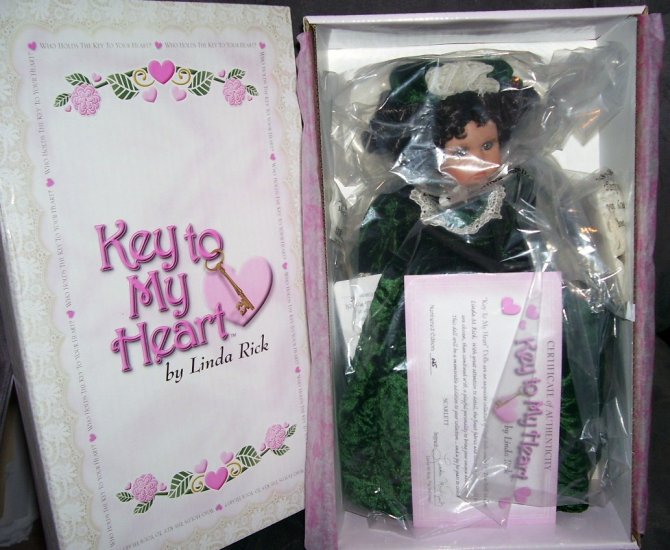 The Doll Maker SCARLETT * FULL BODY VINYL DOLL * 12" TALL NIB! LE 1000!