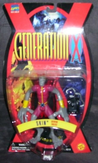 THE X-MEN * GENERATION X * SKIN * ACTION FIGURE NEW! 1995