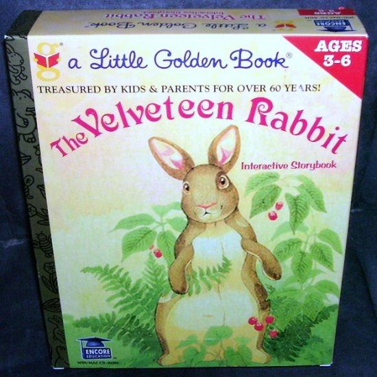 THE VELVETEEN RABBIT * INTERACTIVE STORYBOOK * NEW IN BOX! PC CD-ROM
