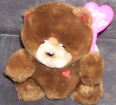 MATTEL * EMOTIONS * I LOVE YOU BEAR * Item #G4058 * 5" SITTING RARE!!