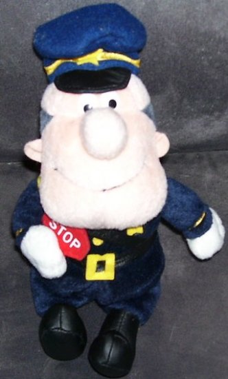 STUFFINS * FROSTY'S WINTER WONDERLAND * TRAFFIC COP PLUSH BEAN BAG 1999