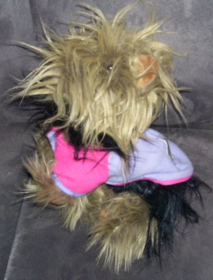 BATTAT * YORKSHIRE TERRIER * YORKIE PLUSH DOG * DRESSED *