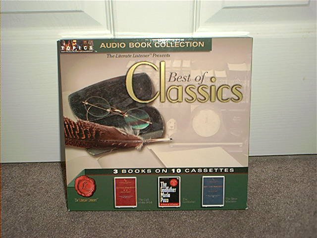 THE BEST OF CLASSICS Audio Book Collection - 3 Classic Books on 10 TAPES! NEW!