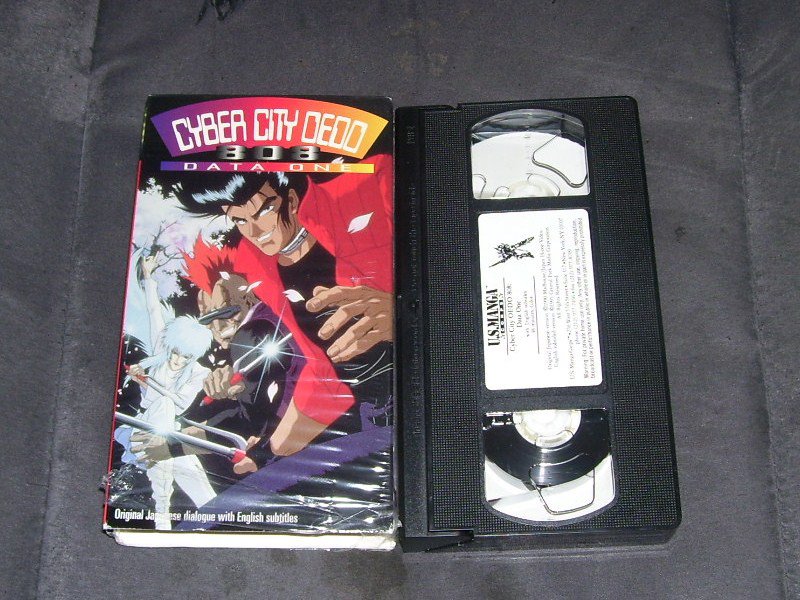 CYBER CITY OEDO 808 DATA ONE Japanese Anime VHS 1995