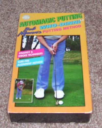 AUTOMAGIC PUTTING Bob Mann's Who Dinni Method VHS NEW!