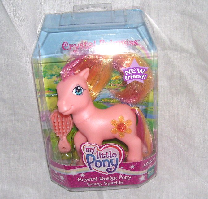 My Little Pony SUNNY SPARKLE Crystal Design Pony NEW! 2005