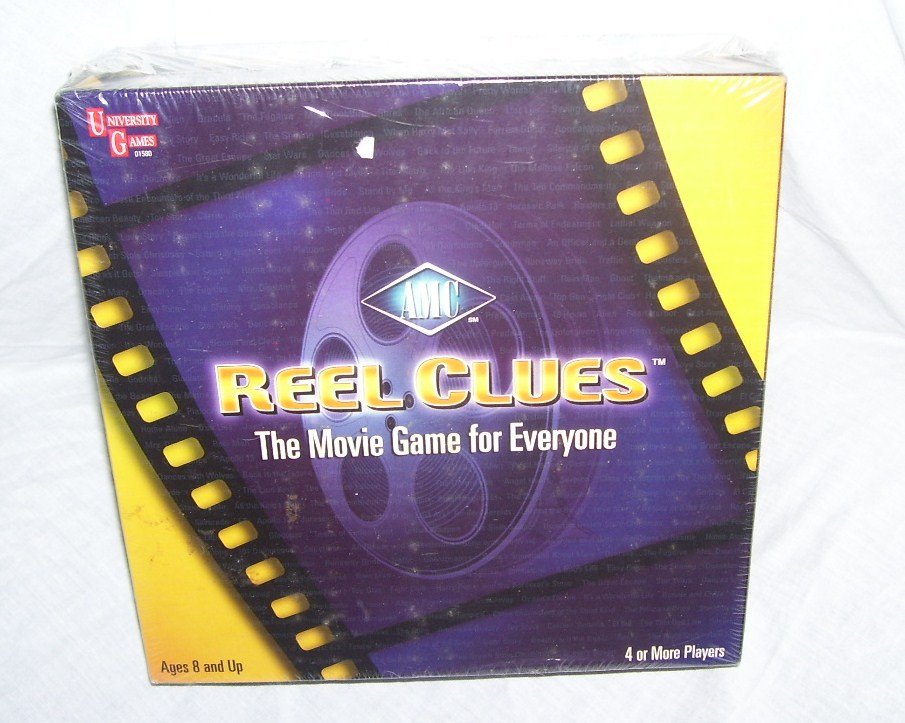 AMC REEL CLUES MOVIE BOARD GAME * NEW & SEALED * FROM 2002