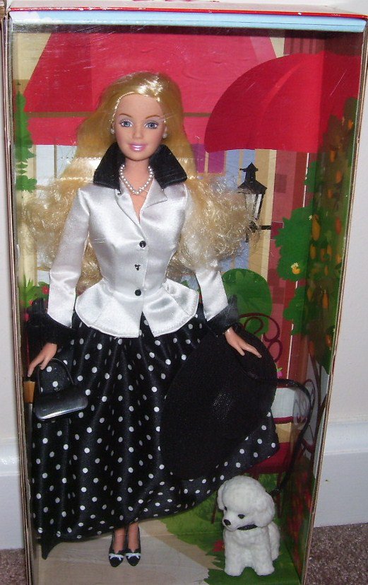 SPECIAL EDITION BARBIE * TALK OF THE TOWN * DOLL NIB! AVON EXCLUSIVE w/STAND!