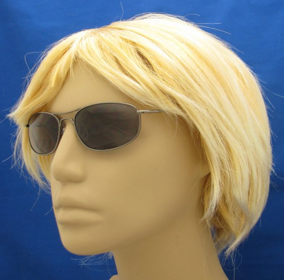 505RP-250 SUN READERS TINTED READING GLASSES SUNGLASSES - PEWTER COLORED METAL FRAME +2.50 BIFOCAL