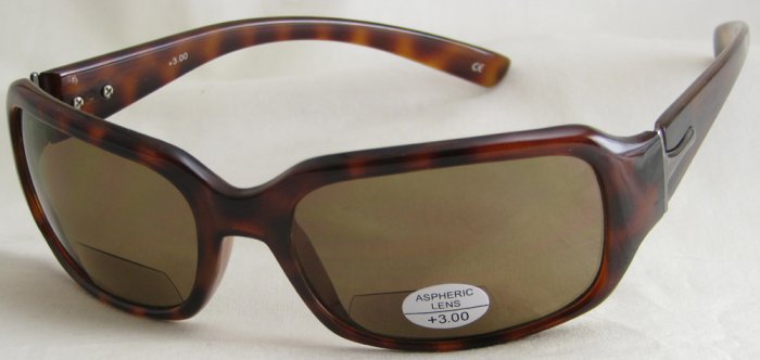 624RLST-300 TINTED READING GLASSES READERS SUNGLASSES LEOPARD SPOTTED PLASTIC FRAME +3.00 BIFOCAL