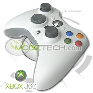 XBOX 360 Wireless Controller - White (Used in bulk packaging)