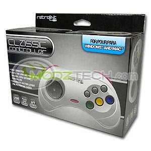 Japanese Sega Saturn (White) USB Controller Pad for PC / MAC