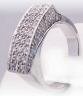 61 Diamonds, front and sides. 18k right hand ring sz 6